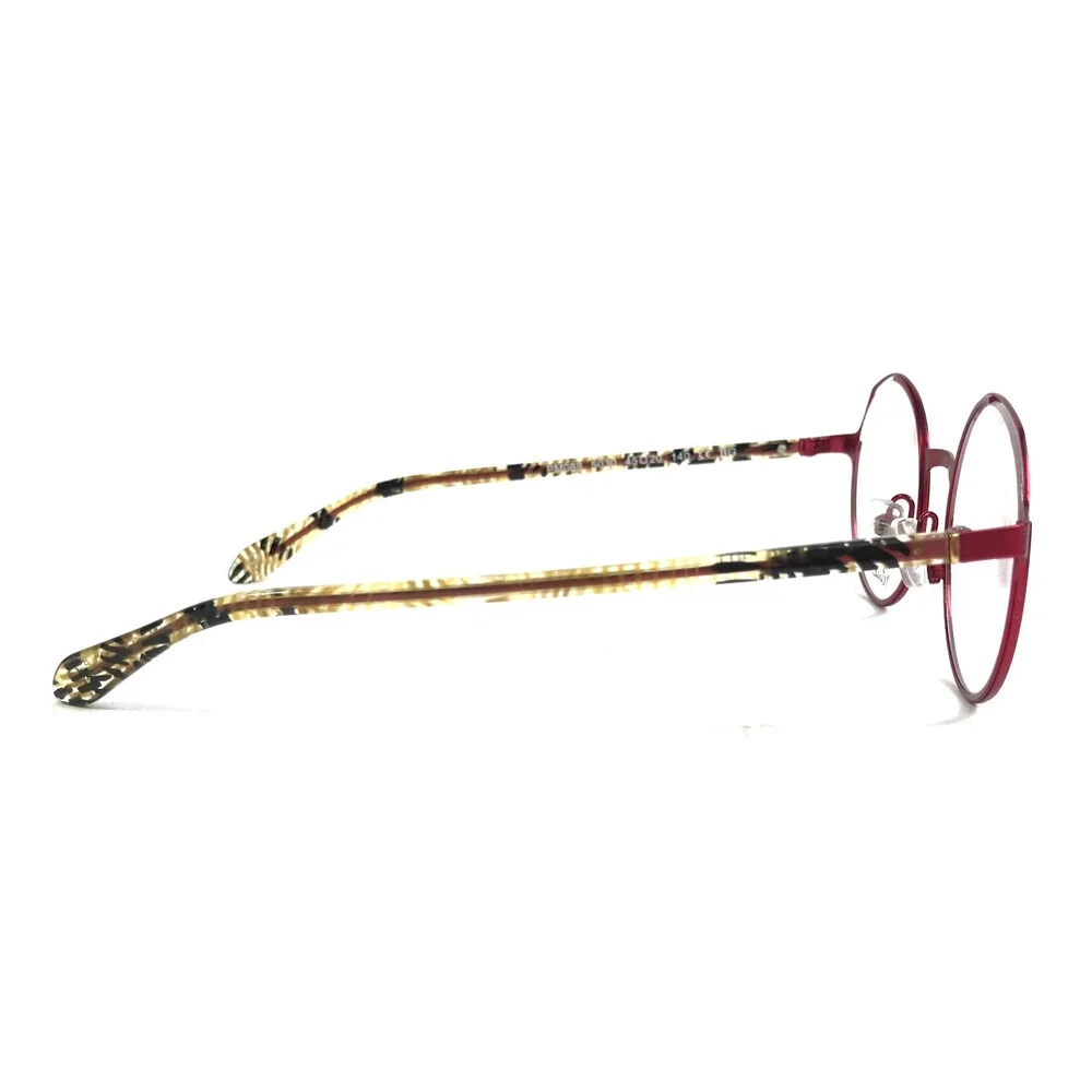 J. F. Rey Petite Eyeglasses Frames PM088 5030 Black Red Yellow Round 45-20-140